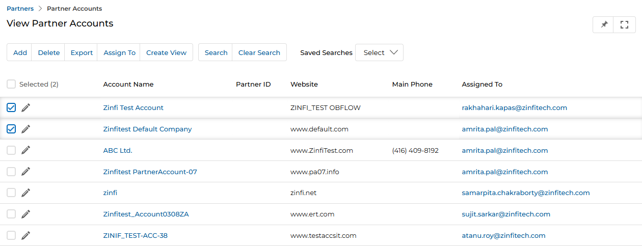Export Columns List — Export File Type dropdown showing CSV and XLSX options