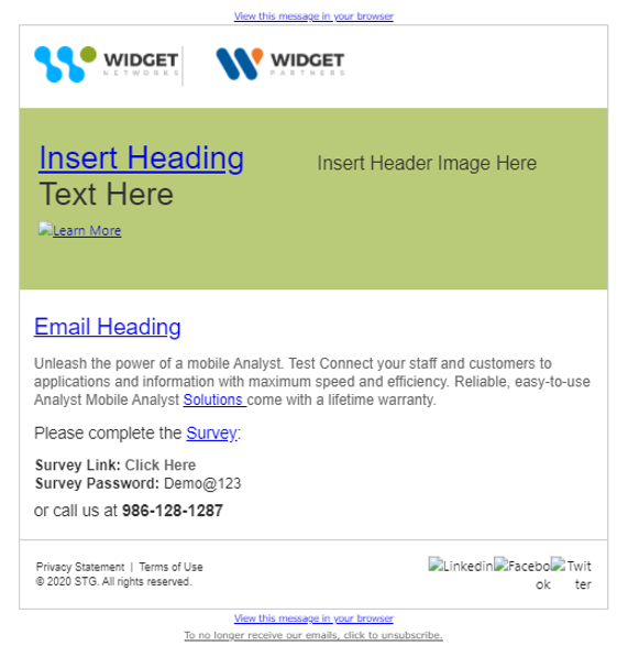 Confirm Unsubscribe popup with two radio options: 'Remove me from all emails from this domain' and 'Remove me from receiving emails from this partner', with Confirm and Cancel buttons