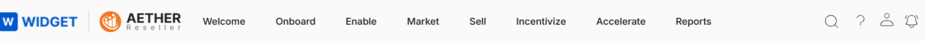 UPM title bar — Widget Partners logo displayed after logo upload