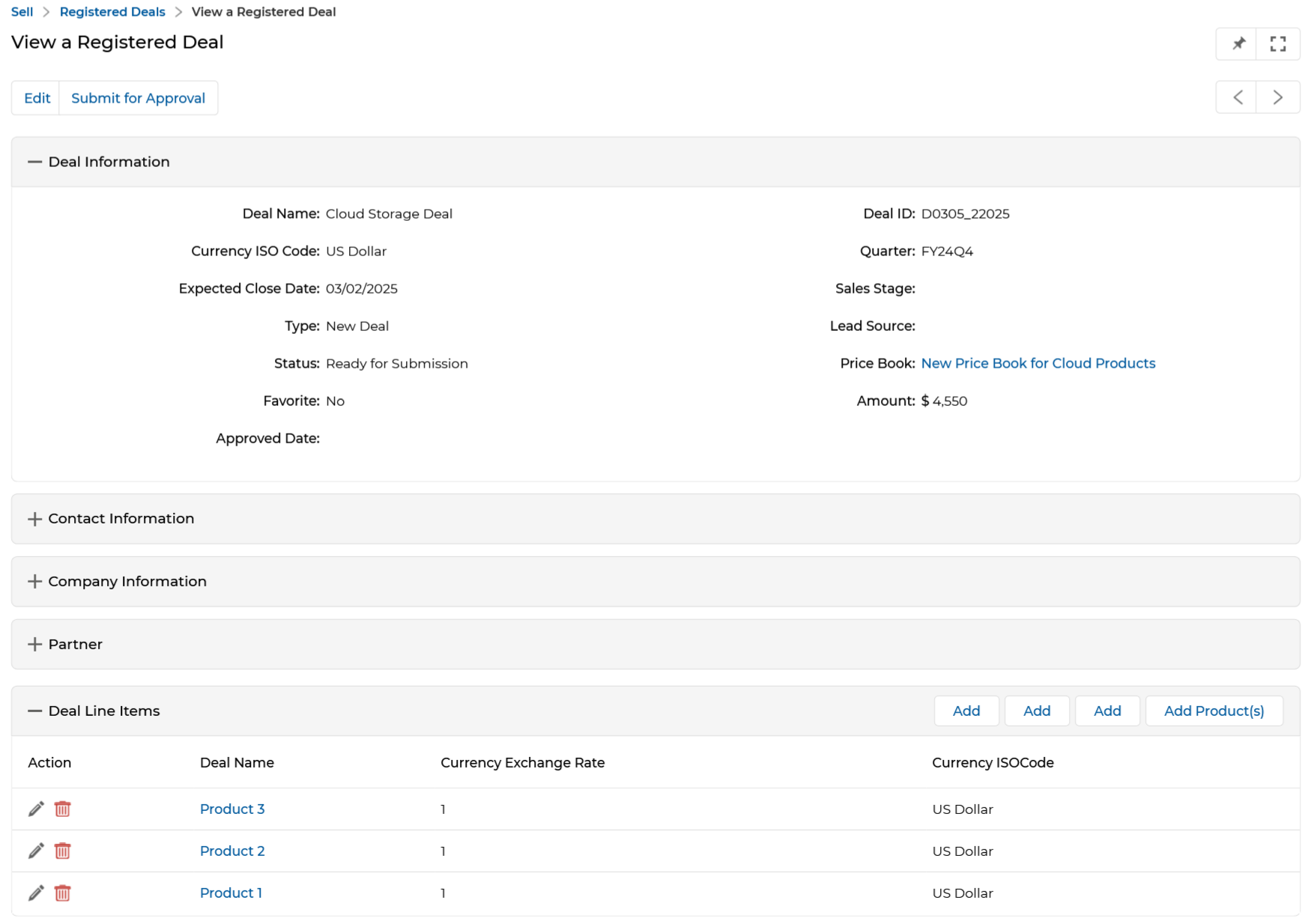 View a MDF Fund page showing Fund Information with Available Fund Amount $400 and Fund Loaded related list showing Partner Incentives Fund-Q1 with Incentive Amount $400 and Fund Total $400
